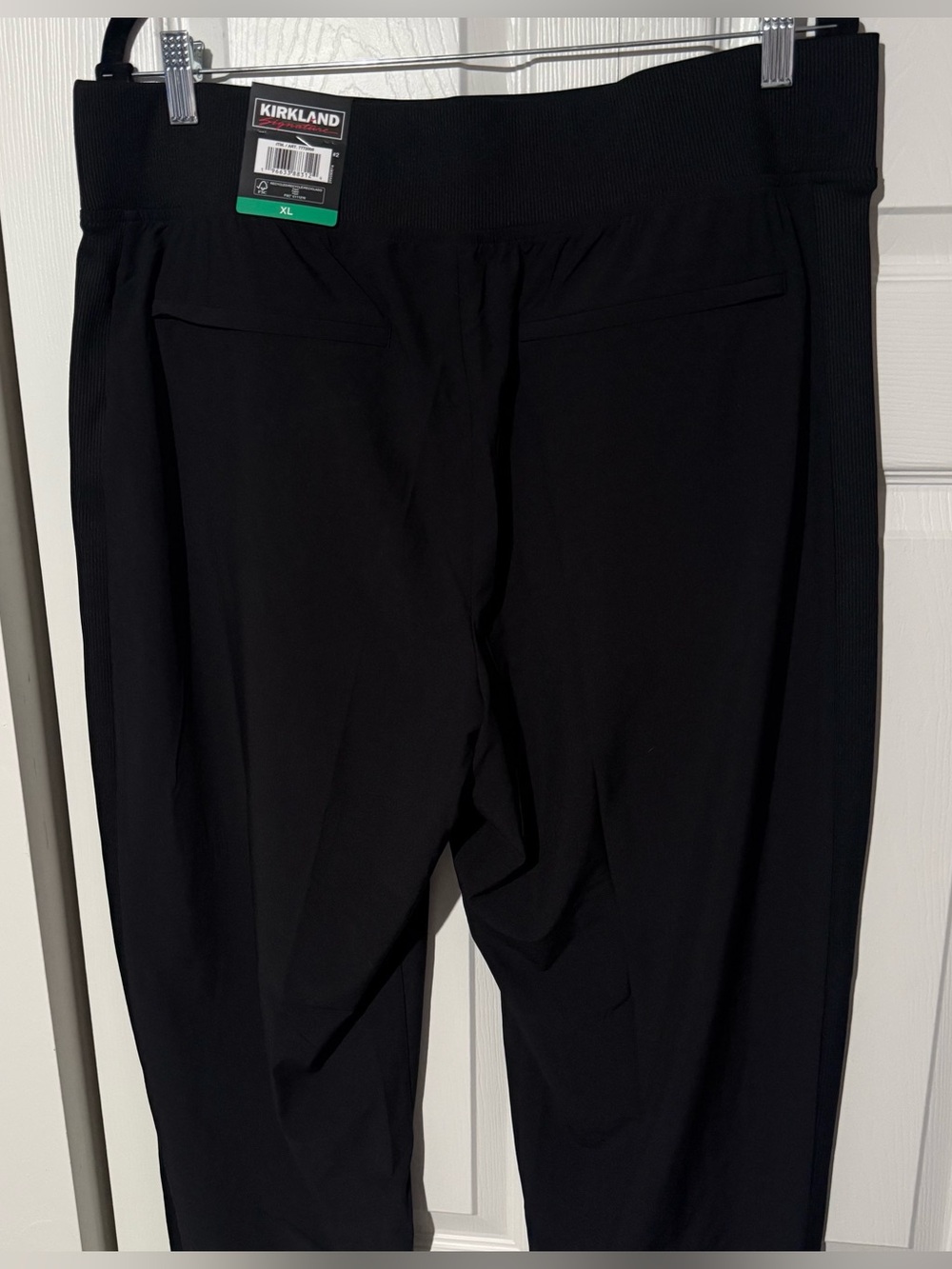 Kirkland Signature Ankle Pant Black Color Stretch Quick Dry, Women’s Size XL
